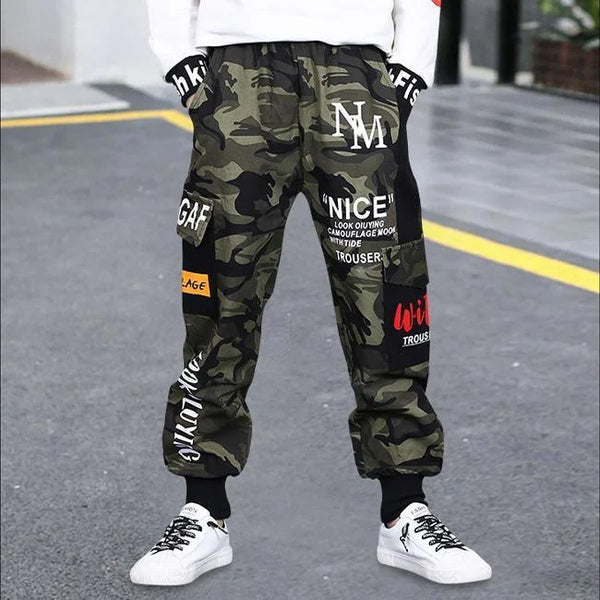 JUNGEN CARGO HOSE STREET CAMOUFLAGE STYLE Camouflage / 4 jahre
