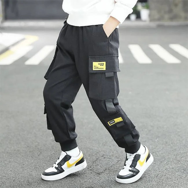 JUNGEN CARGO HOSE STREETWEAR SOBIRU Schwarz / 4 jahre