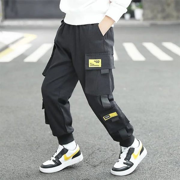 JUNGEN CARGO HOSE STREETWEAR SOBIRU Schwarz / 4 jahre