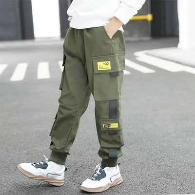 JUNGEN CARGO HOSE STREETWEAR SOBIRU Khaki / 4 jahre