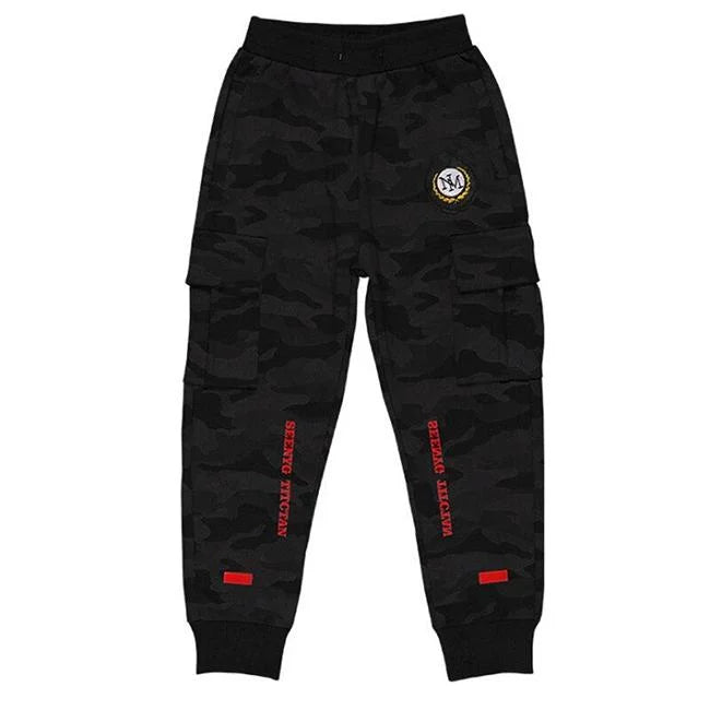 JUNGEN CARGO JOGGERHOSE CAMOUFLAGE DESIGN Camouflage / 4 jahre