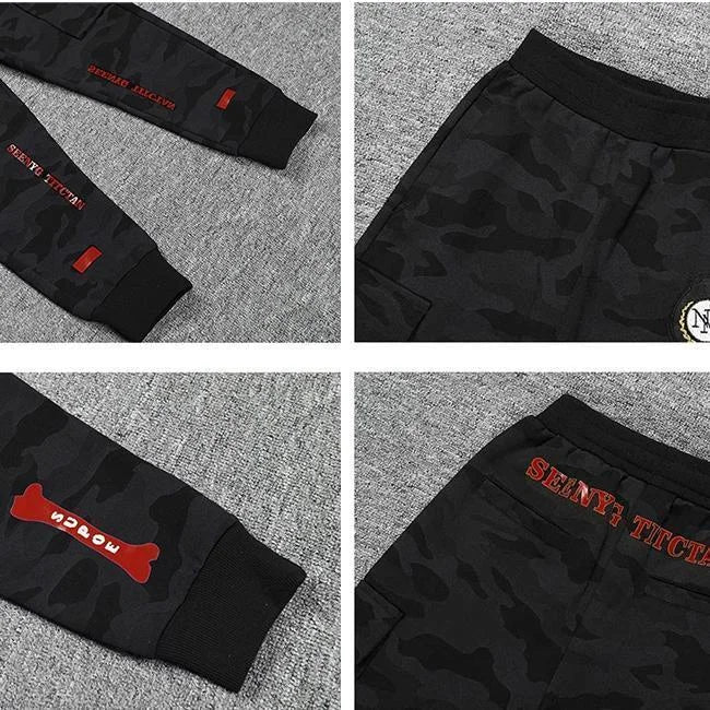 JUNGEN CARGO JOGGERHOSE CAMOUFLAGE DESIGN