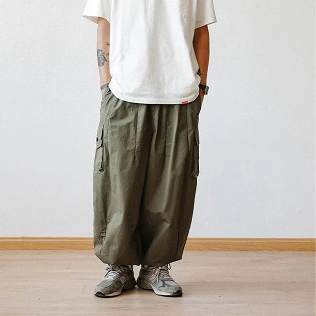 KHAKI BAGGY CARGO HOSE Khaki / S