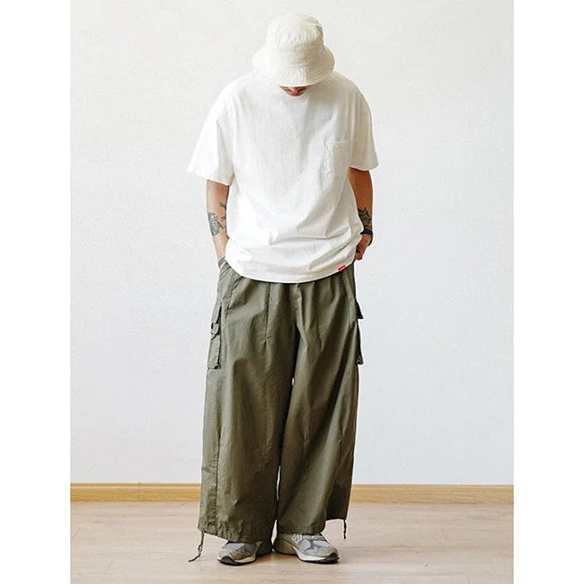 KHAKI BAGGY CARGO HOSE