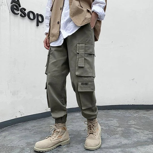 KHAKI CARGO HOSE FÜR ABENTEUER Khaki / S