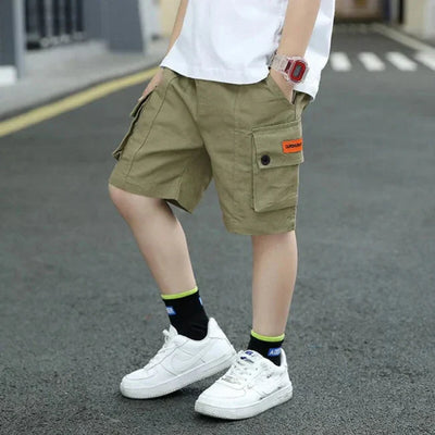 KINDER CARGO SHORTS MIT GROSSEN TASCHEN Khaki / 4 jahre