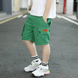 KINDER CARGO SHORTS MIT GROSSEN TASCHEN Grün / 4 jahre