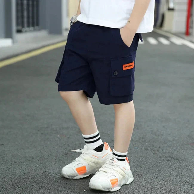 KINDER CARGO SHORTS MIT GROSSEN TASCHEN Blau / 4 jahre