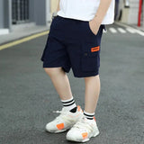 KINDER CARGO SHORTS MIT GROSSEN TASCHEN Blau / 4 jahre