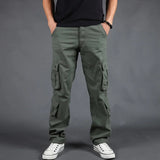 KLASSISCHE HERREN CARGO HOSE CASUAL Khaki / XS
