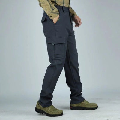 KLASSISCHE VINTAGE CARGO HOSE Grau / XS