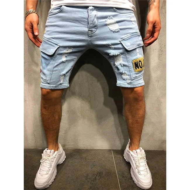 KURZE CARGO JEANS FÜR HERREN