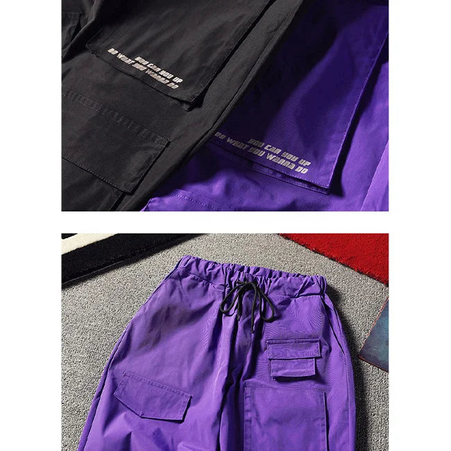 LILA HERREN CARGO HOSE