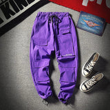 LILA HERREN CARGO HOSE