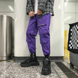 LILA HERREN CARGO HOSE Violettt / S