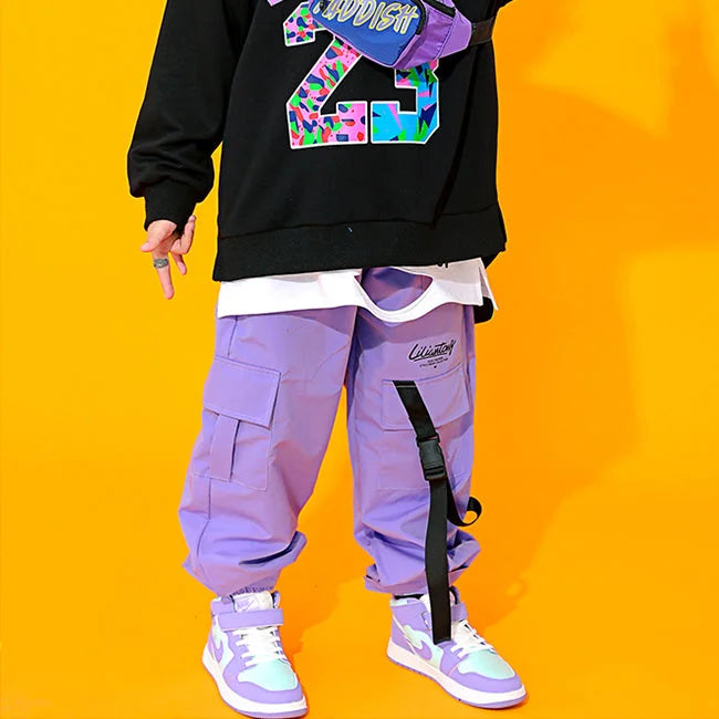 LILA MÄDCHEN CARGO HOSE