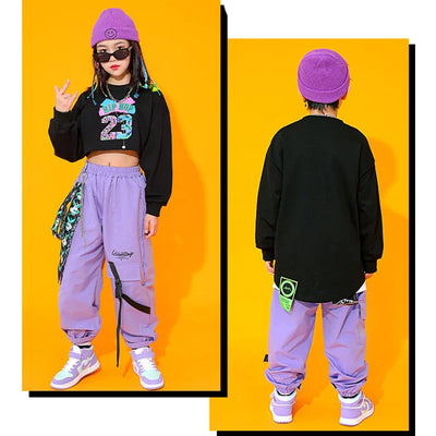 LILA MÄDCHEN CARGO HOSE