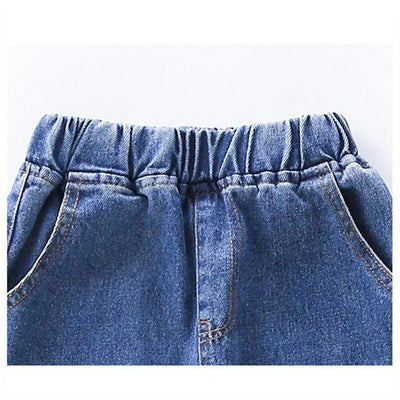 MÄDCHEN CARGO JEANS USED LOOK