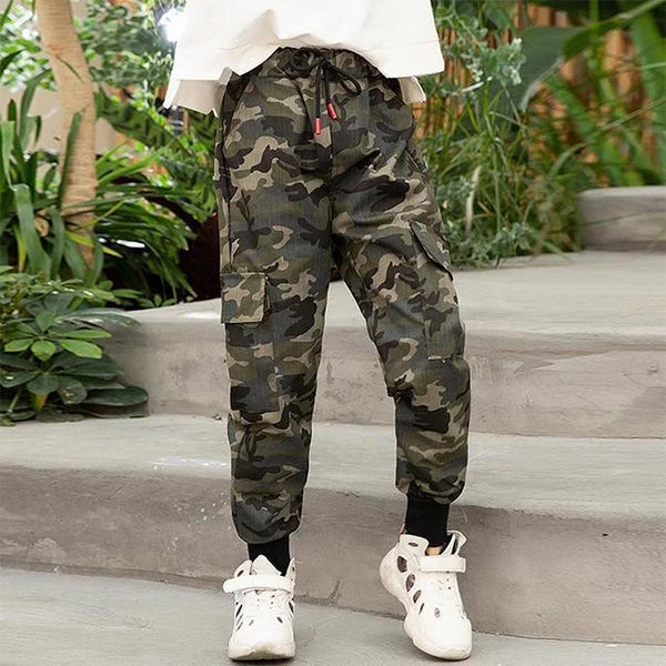 MÄDCHEN CARGO JOGGER CAMOUFLAGE DESIGN Camouflage / 4 jahre