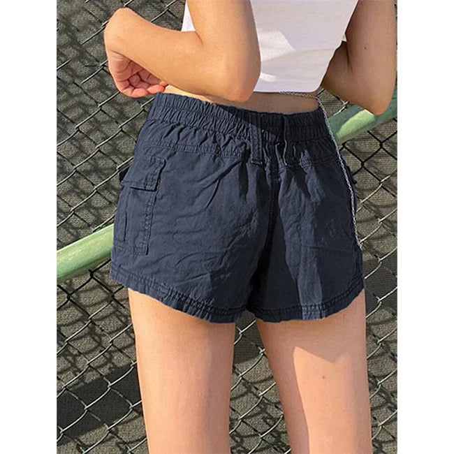 MARINEBLAUE MINI CARGO SHORTS