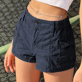 MARINEBLAUE MINI CARGO SHORTS