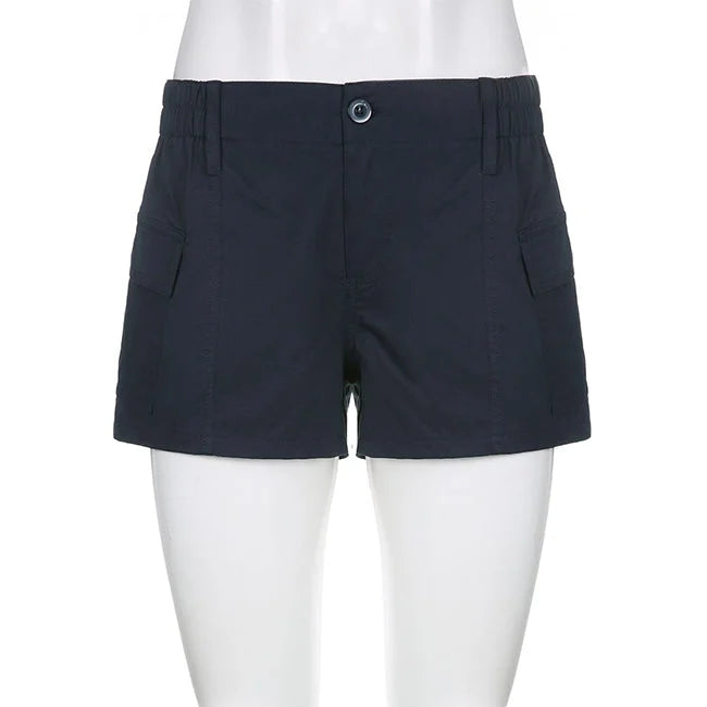MARINEBLAUE MINI CARGO SHORTS