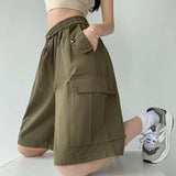 OVERSIZED CARGO SHORTS FÜR DAMEN IN ROSÉ Khaki / S