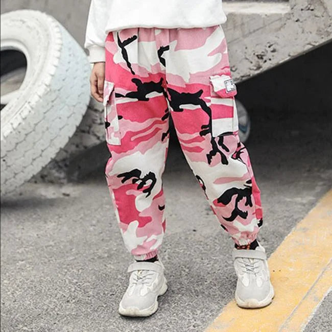 ROSAFARBENE CAMOUFLAGE CARGO HOSE
