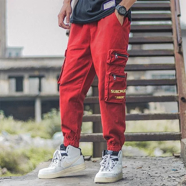 ROTE CARGO HOSE STREETWEAR Rot / XS