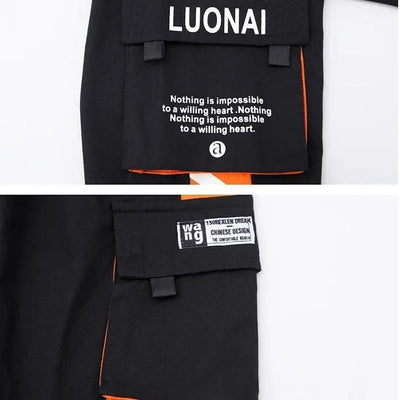 SCHWARZ ORANGE CARGO HOSE JUNGEN