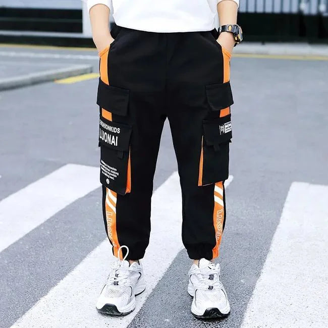 SCHWARZ ORANGE CARGO HOSE JUNGEN Orange / 3 jahre