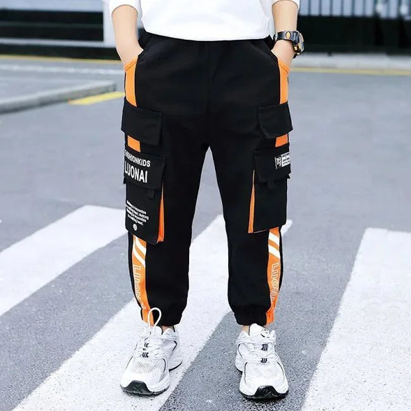 SCHWARZ ORANGE CARGO HOSE JUNGEN Orange / 3 jahre