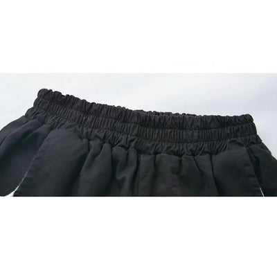 SCHWARZ WEISSE CARGO HOSE FÜR JUNGEN STREETWEAR