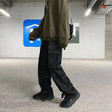 SCHWARZE CARGO HOSE CASUAL STYLE