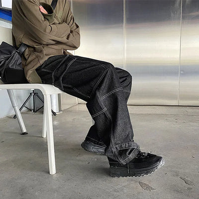 SCHWARZE CARGO HOSE CASUAL STYLE