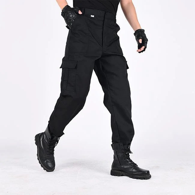 SCHWARZE CARGO HOSE DARKER