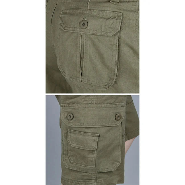 SCHWARZE HERREN CARGO SHORTS CASUAL