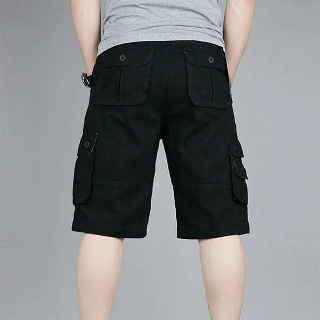 SCHWARZE HERREN CARGO SHORTS CASUAL