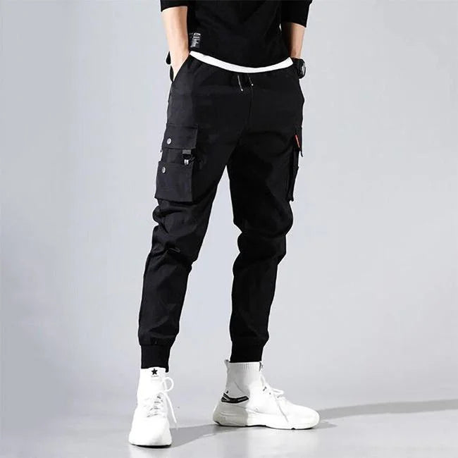 SCHWARZE HIP HOP CARGO HOSE
