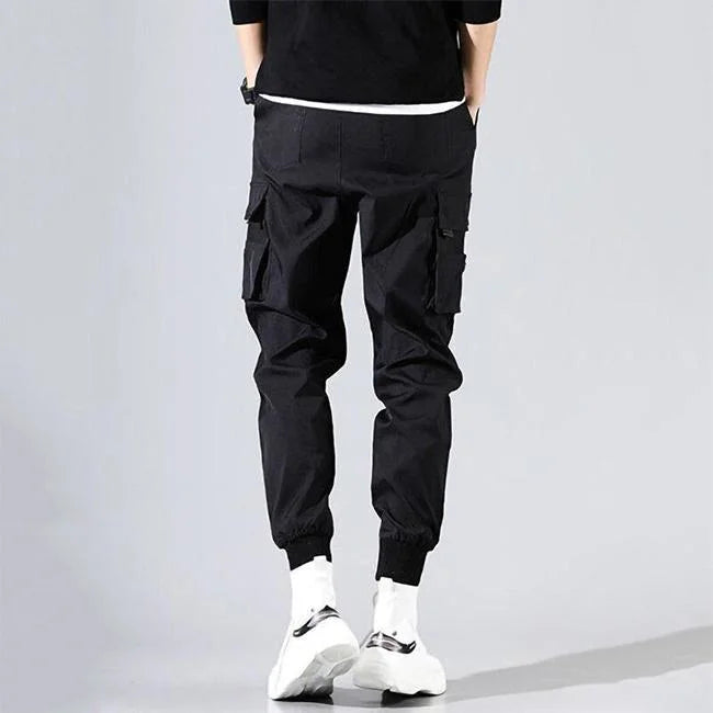 SCHWARZE HIP HOP CARGO HOSE