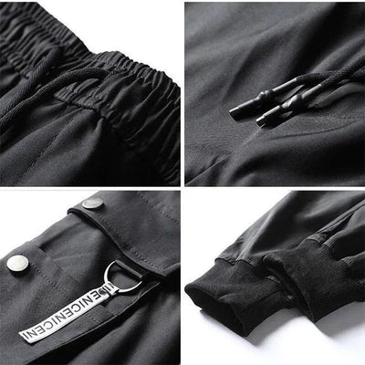 SCHWARZE HIP HOP CARGO HOSE