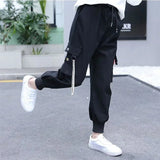 SCHWARZE MÄDCHEN CARGO JOGGER STREETWEAR