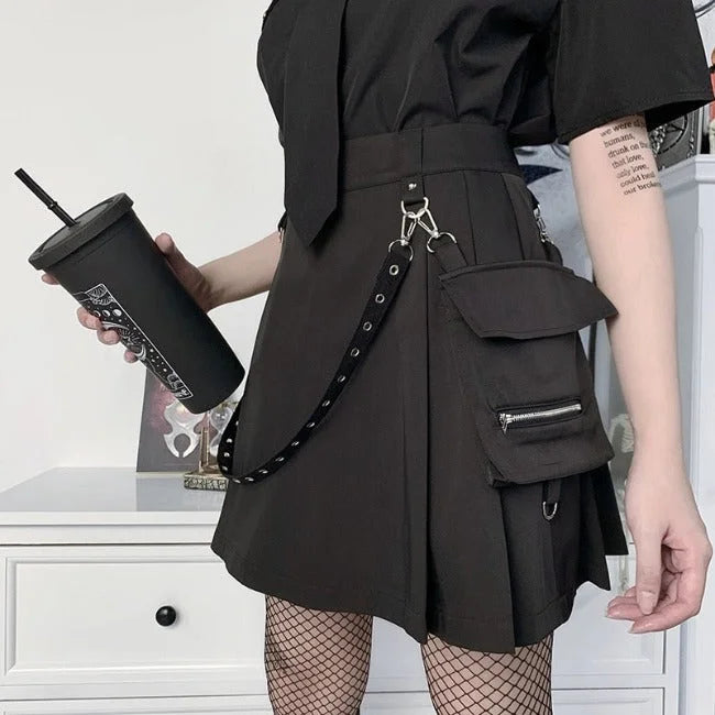 SCHWARZER GOTHIC CARGO ROCK