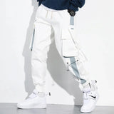 SLIM FIT HERREN CARGO HOSE WEISS