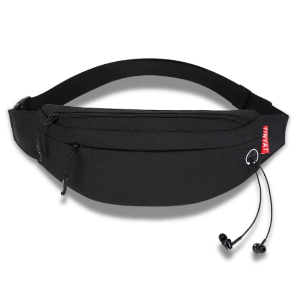 WASSERDICHTE BAUCHTASCHE MIT 4 FÄCHERN