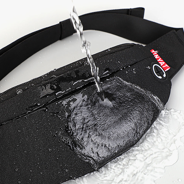 WASSERDICHTE BAUCHTASCHE MIT 4 FÄCHERN