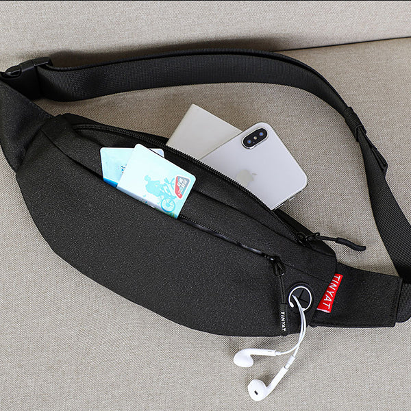 WASSERDICHTE BAUCHTASCHE MIT 4 FÄCHERN
