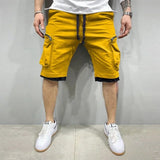 WEISSE CARGO SHORTS FÜR HERREN Gelb / M