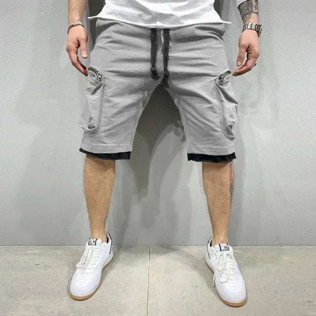 WEISSE CARGO SHORTS FÜR HERREN Grau / M