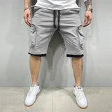 WEISSE CARGO SHORTS FÜR HERREN Grau / M